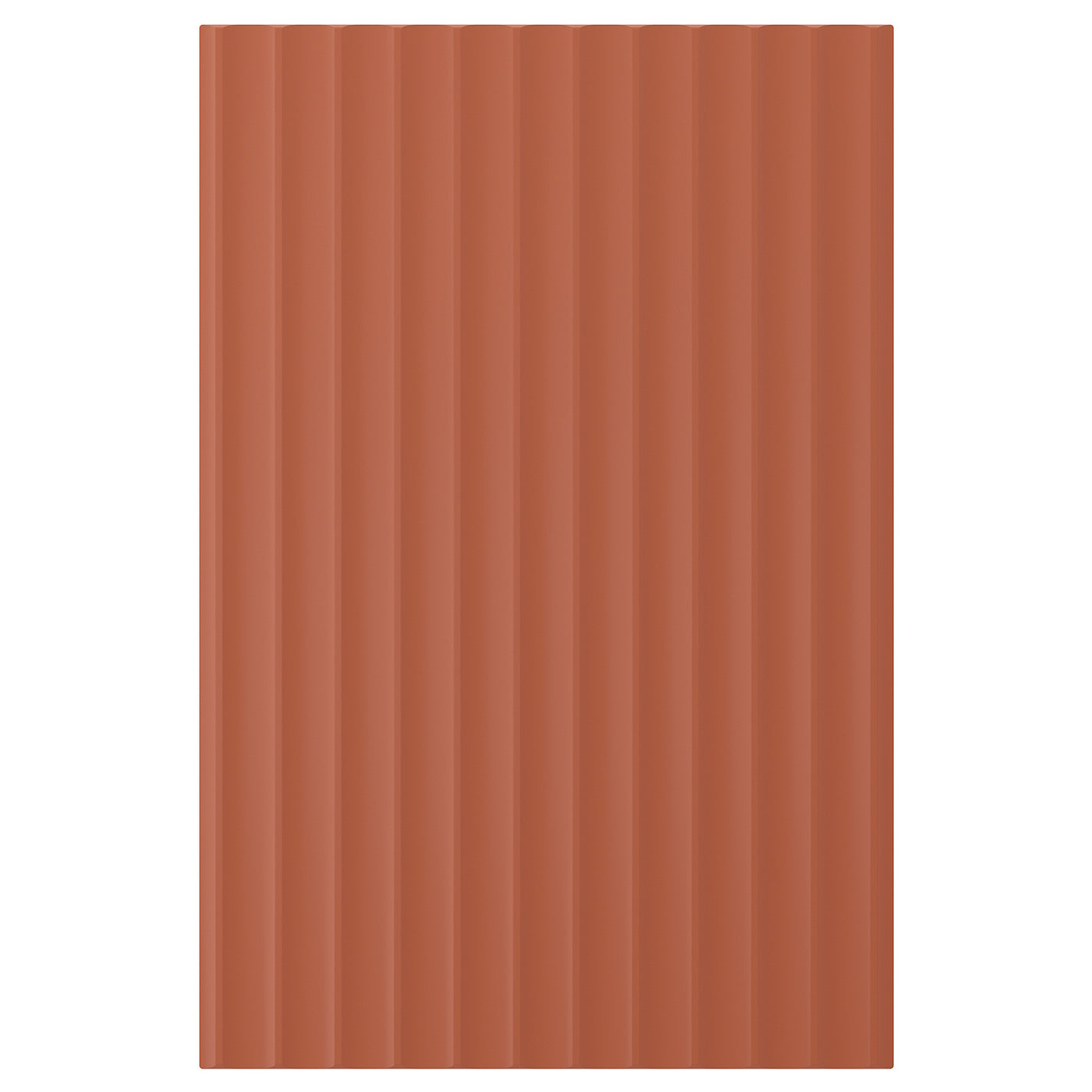 TERRSJÖ door, red-brown wave pattern, 40x60 cm