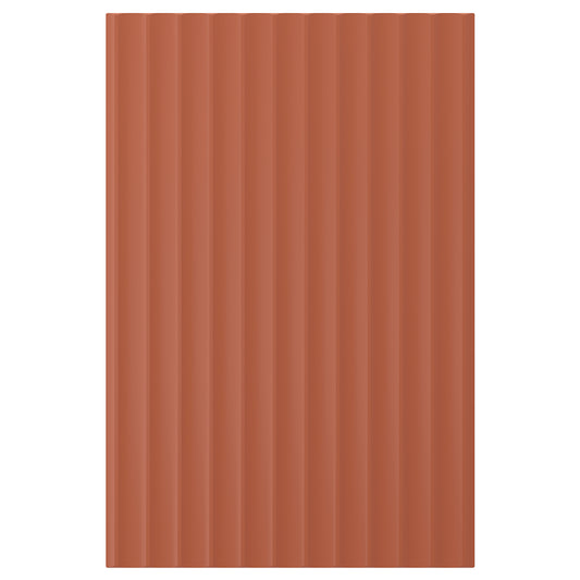 TERRSJÖ door, red-brown wave pattern, 40x60 cm
