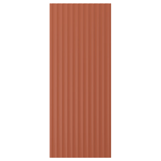 TERRSJÖ door, red-brown wave pattern, 40x100 cm