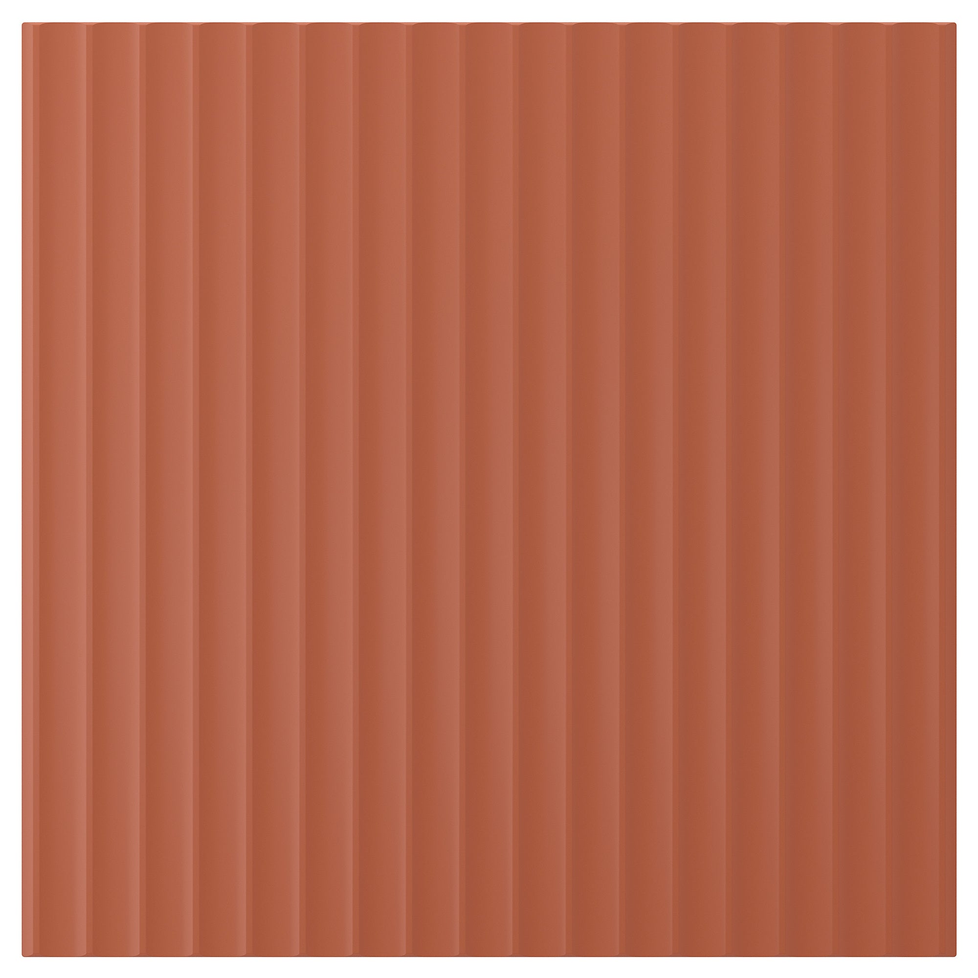 TERRSJÖ door, red-brown wave pattern, 60x60 cm