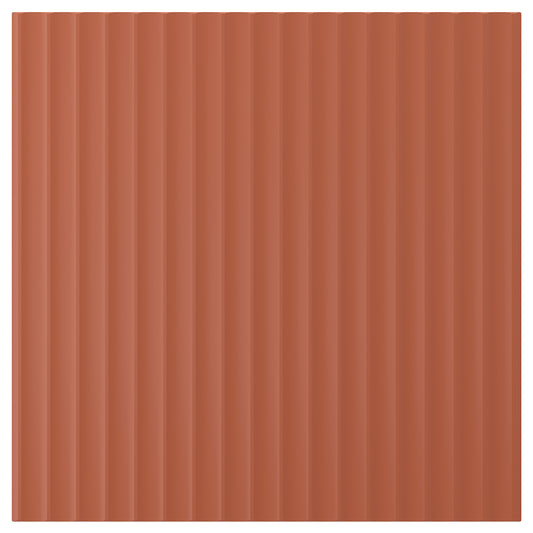 TERRSJÖ door, red-brown wave pattern, 60x60 cm