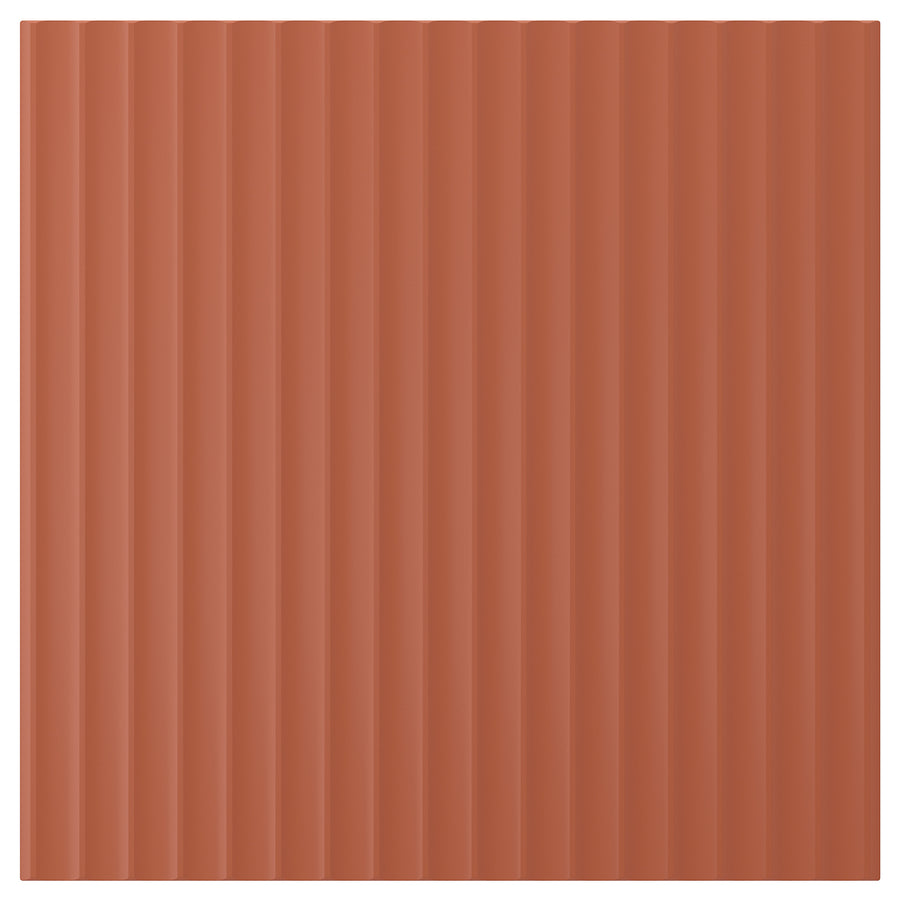 TERRSJÖ door, red-brown wave pattern, 59.7x59.7 cm