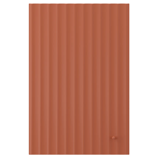 TERRSJÖ door, red-brown wave pattern, 40x60 cm