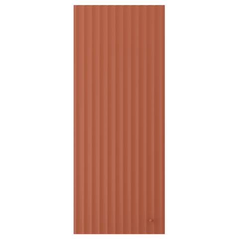 TERRSJÖ door, red-brown wave pattern, 39.7x99.7 cm
