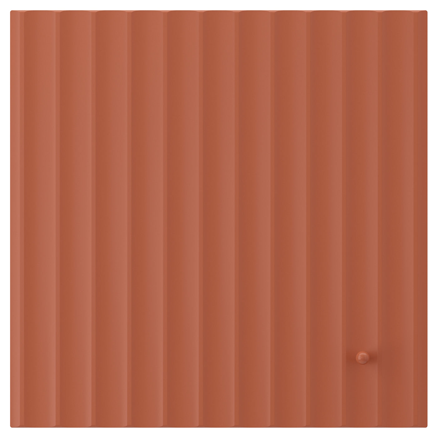 TERRSJÖ door, red-brown wave pattern, 40x40 cm