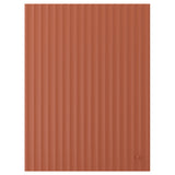 TERRSJÖ door, red-brown wave pattern, 60x80 cm