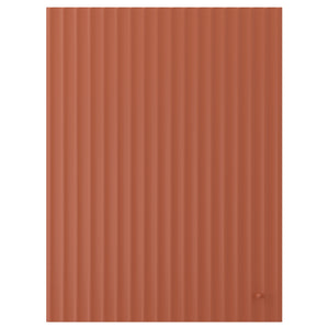 TERRSJÖ door, red-brown wave pattern, 60x80 cm