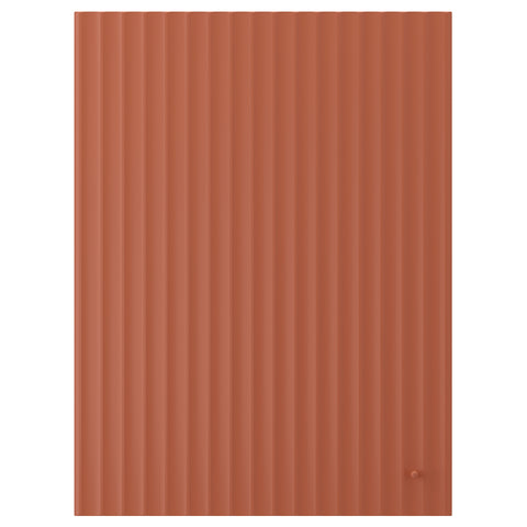 TERRSJÖ door, red-brown wave pattern, 59.7x79.7 cm