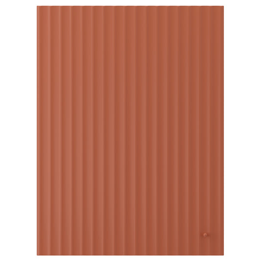 TERRSJÖ door, red-brown wave pattern, 60x80 cm