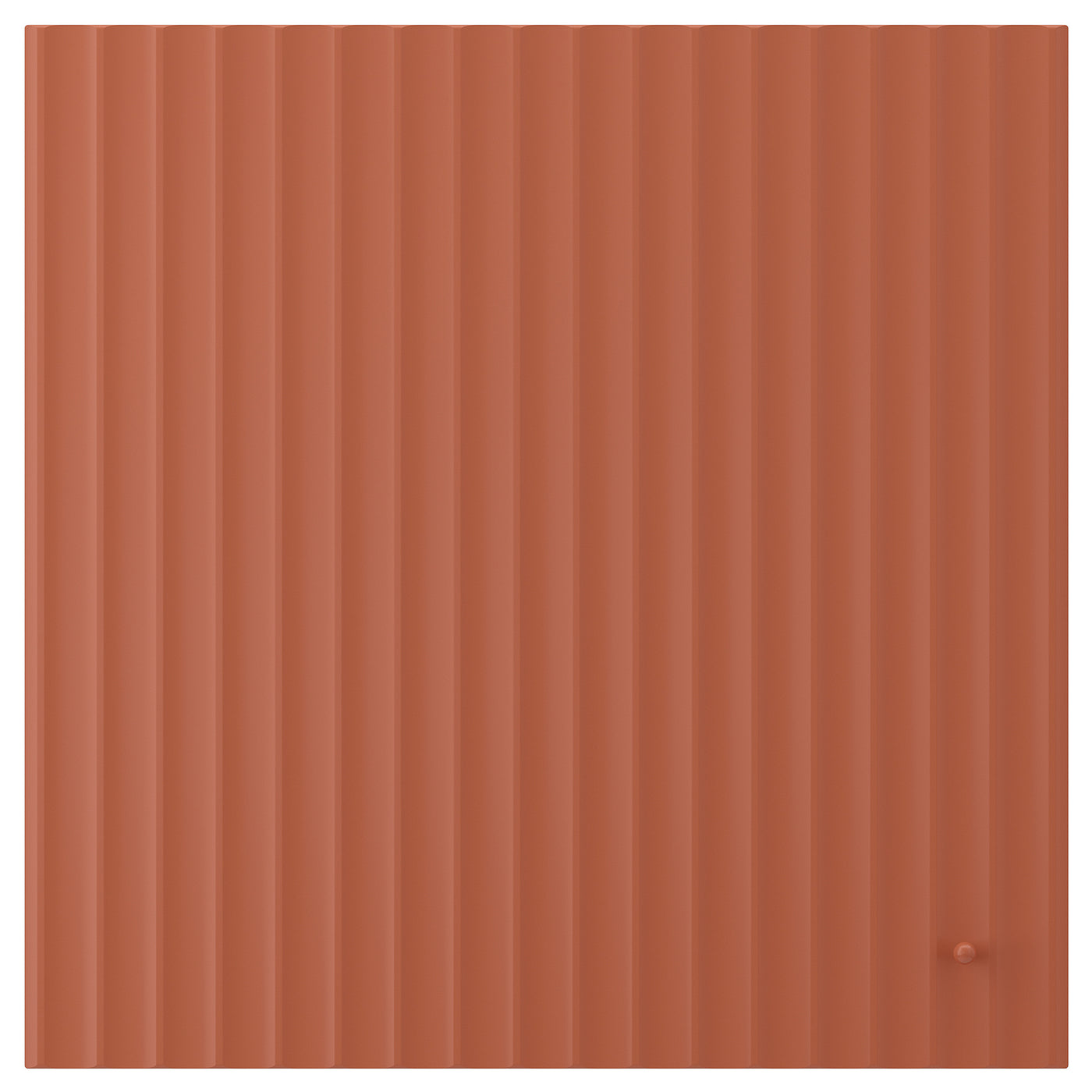 TERRSJÖ door, red-brown wave pattern, 60x60 cm