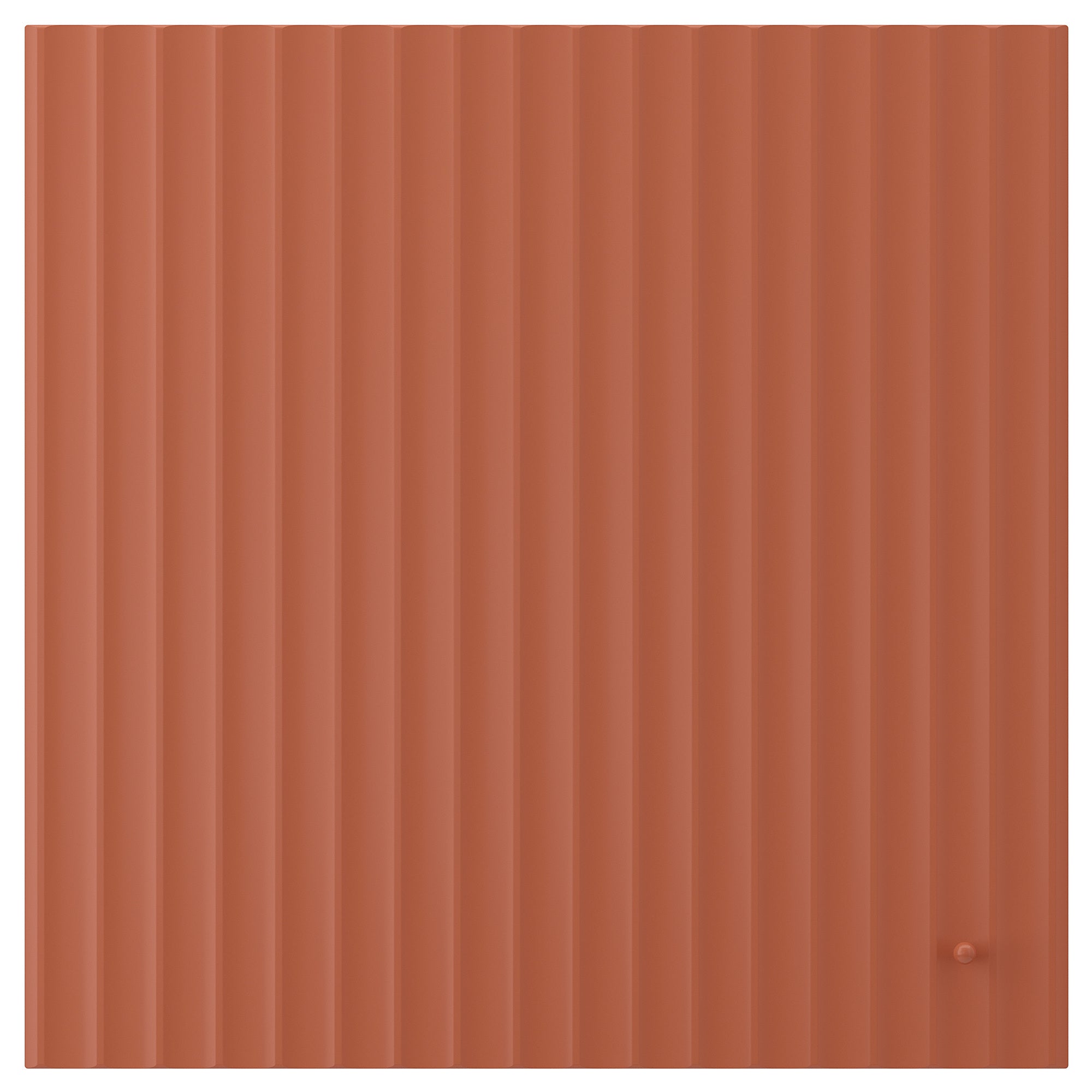 TERRSJÖ door, red-brown wave pattern, 60x60 cm