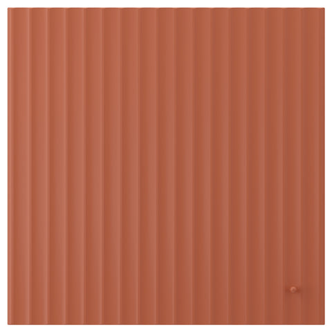 TERRSJÖ door, red-brown wave pattern, 59.7x59.7 cm