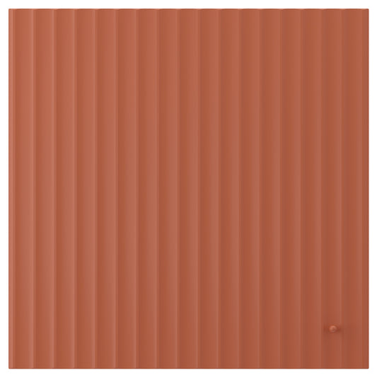 TERRSJÖ door, red-brown wave pattern, 60x60 cm