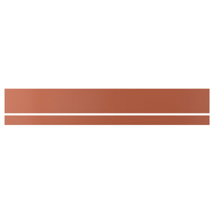 TERRSJÖ cover panel for lighting, red-brown, 221 cm
