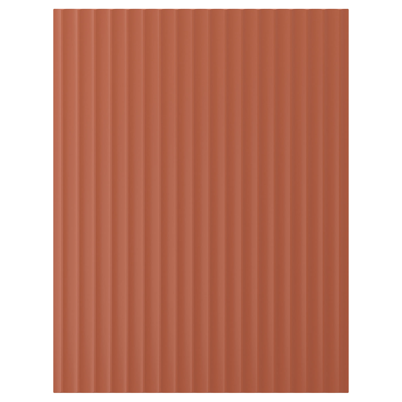 TERRSJÖ cover panel, red-brown wave pattern, 62x80 cm
