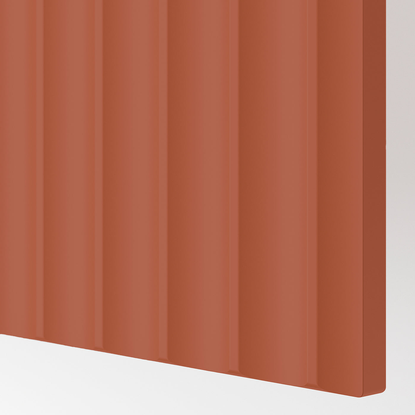 TERRSJÖ cover panel, red-brown wave pattern, 62x80 cm