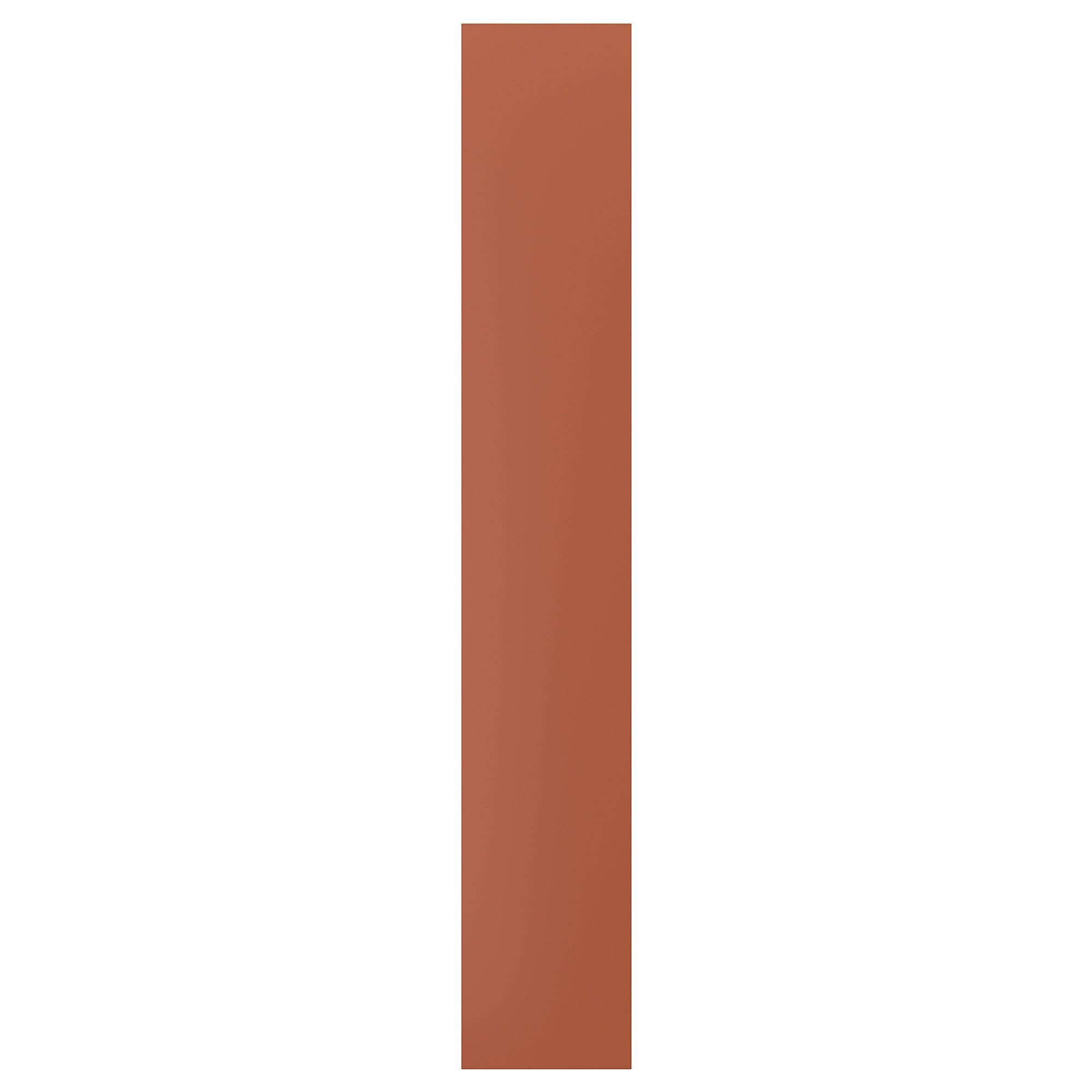 TERRSJÖ cover panel, red-brown, 39x240 cm