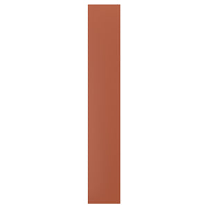 TERRSJÖ cover panel, red-brown, 39x240 cm