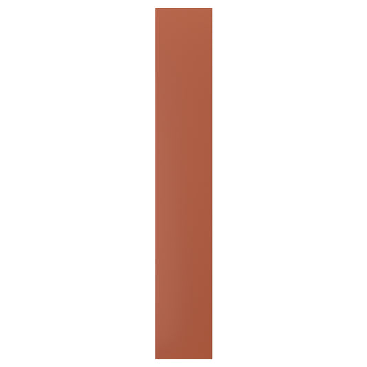 TERRSJÖ cover panel, red-brown, 39x240 cm