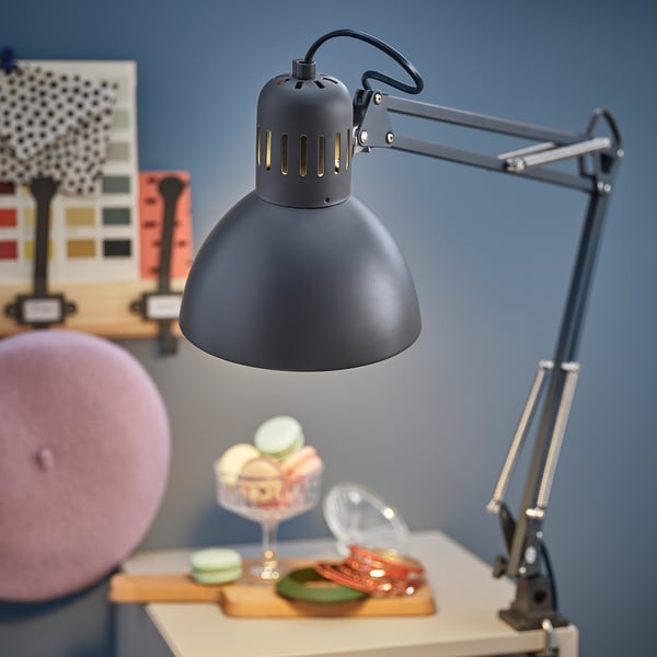 TERTIAL work lamp, dark grey, 17 cm