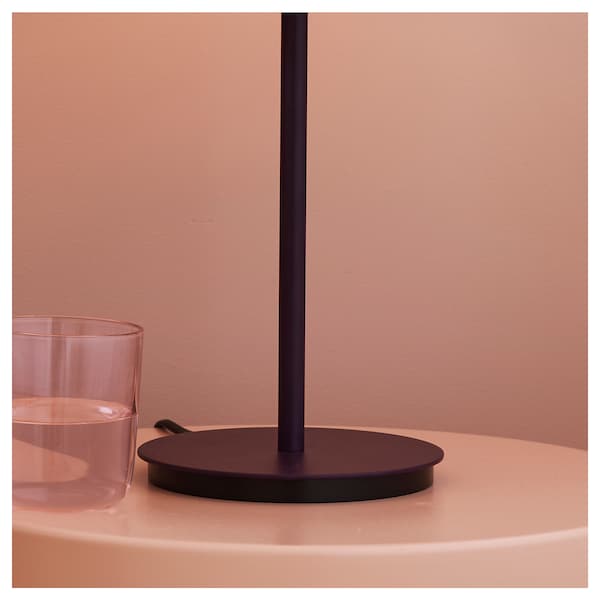 TESAMMANS - Table lamp base, violet,30 cm