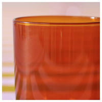 TESAMMANS - Glass, light pink/brown, 30 cl
