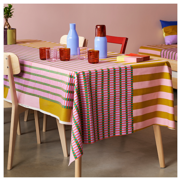TESAMMANS - Pre-cut fabric, patterned,150x300 cm