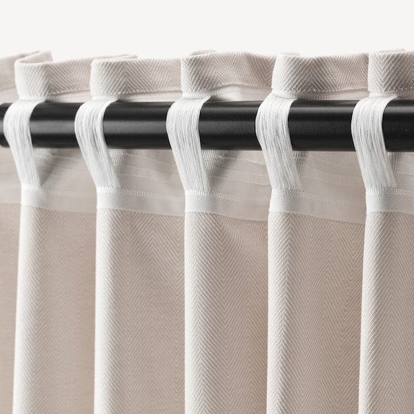 Ikea TIBAST - Tenda, 2 teli, beige, 145x300 cm , 145x300 cm