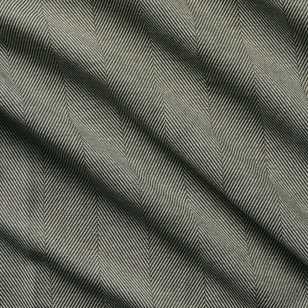 TIBAST room darkening curtains, 1 pair, dark green/with heading tape, 145x300 cm