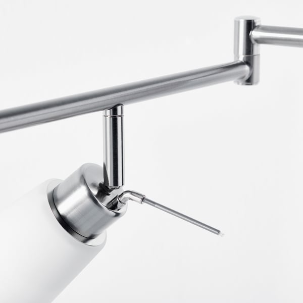 TIDIG ceiling spotlight with 5 spots, nickel-plated, 133 cm