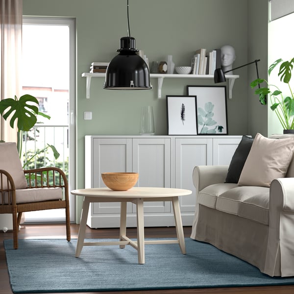 TIDTABELL - TIDTABELL Rug, flatwoven, grey-blue, 170x240 cm