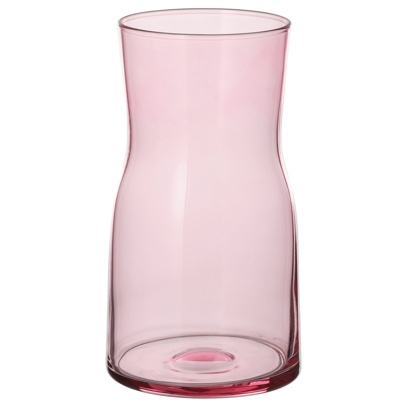 TIDVATTEN vase, pink, 17 cm