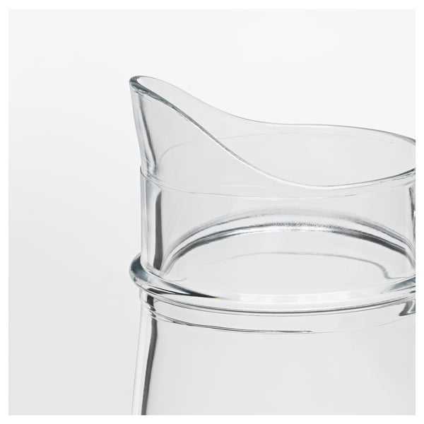 TILLBRINGARE - Jug, clear glass, 1.7 l