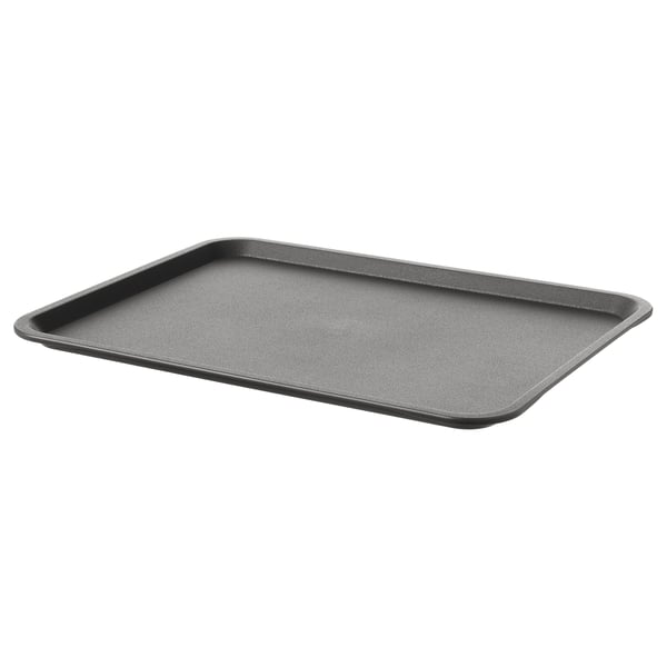 TILLGÅNG tray, grey, 37x29 cm