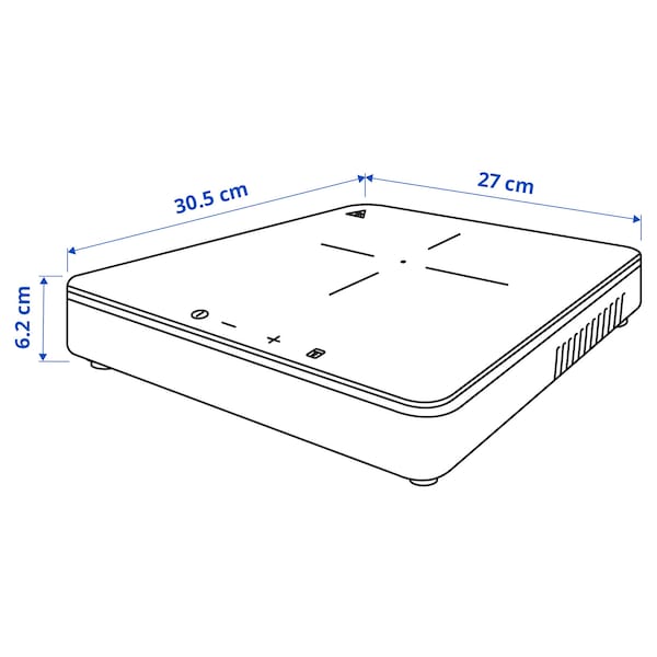 Ikea TILLREDA - Portable induction hob, 1 zone white