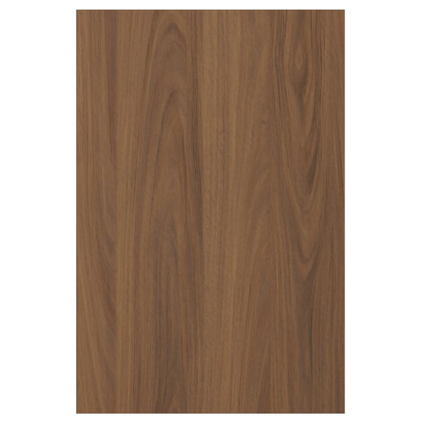 TISTORP door, brown walnut effect, 40x60 cm