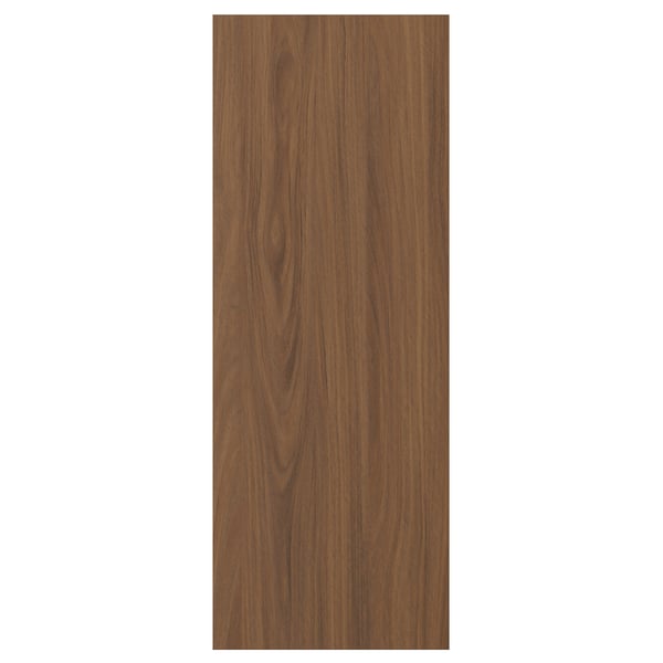 TISTORP door, brown walnut effect, 30x80 cm