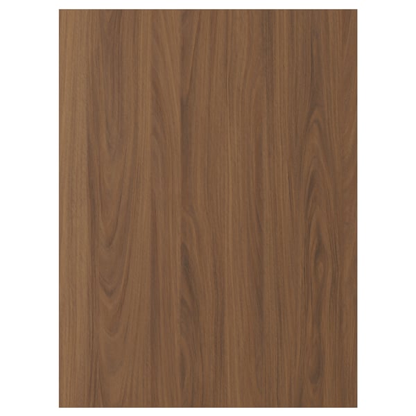 TISTORP door, brown walnut effect, 60x80 cm