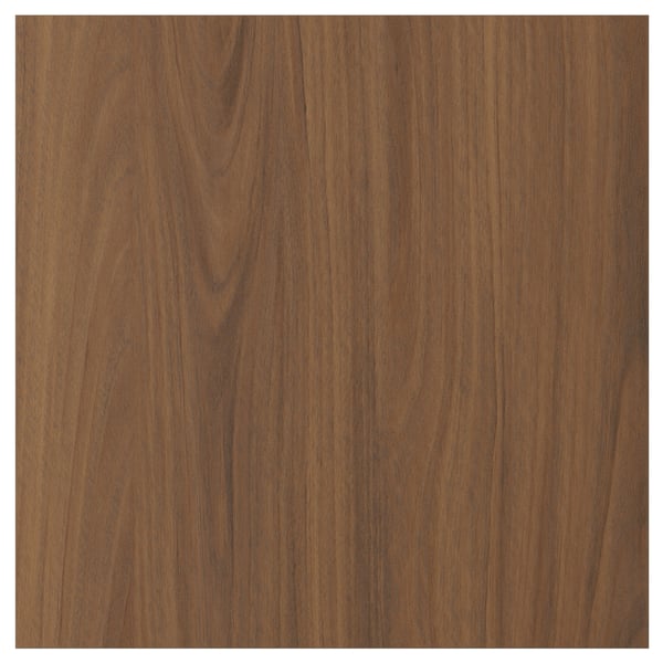 TISTORP door, brown walnut effect, 40x40 cm