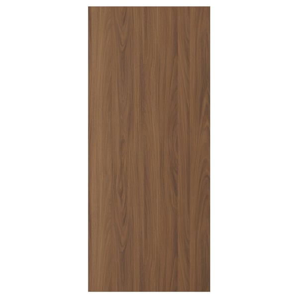 TISTORP door, brown walnut effect, 60x140 cm
