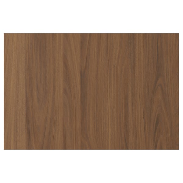 TISTORP door, brown walnut effect, 60x40 cm