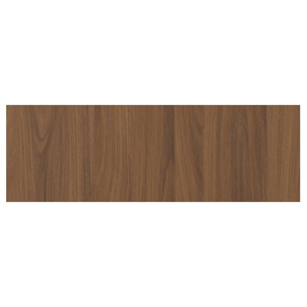 TISTORP drawer front, brown walnut effect, 60x20 cm