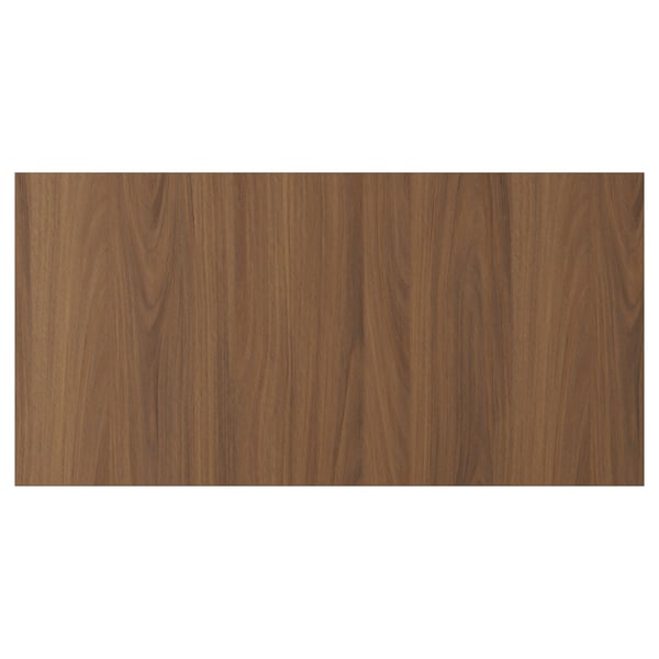 TISTORP drawer front, brown walnut effect, 80x40 cm