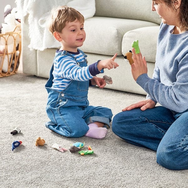 Ikea TITTA DJUR - Finger puppet, mixed colours