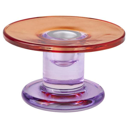 TJÄRLEK - Candlestick, multicolour, 7 cm