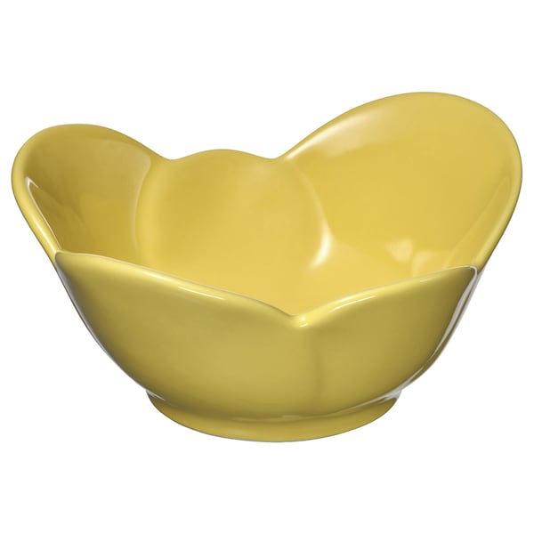 TJÄRLEK - Bowl, yellow, 15 cm