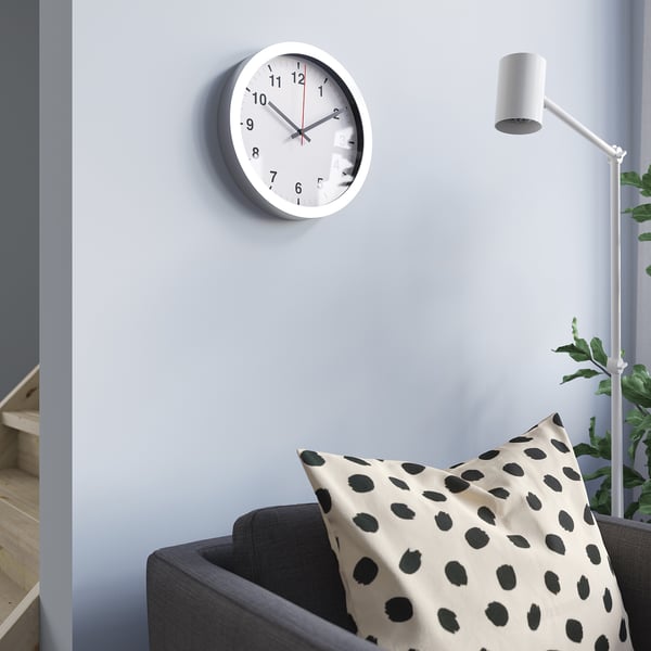 TJALLA - TJALLA Wall clock, silver-colour, 28 cm