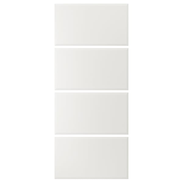 TJÖRHOM 4 panels for sliding door frame, white