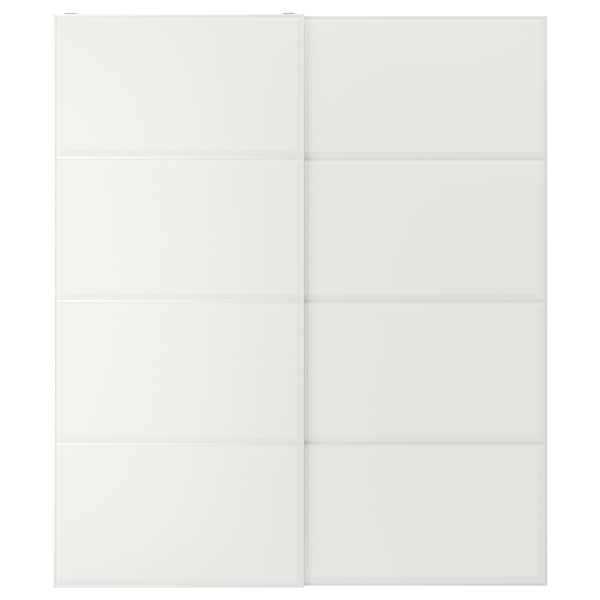 TJÖRHOM pair of sliding doors, white