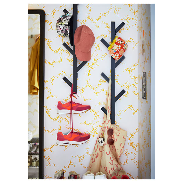 TJUSIG hanger, black, 78 cm